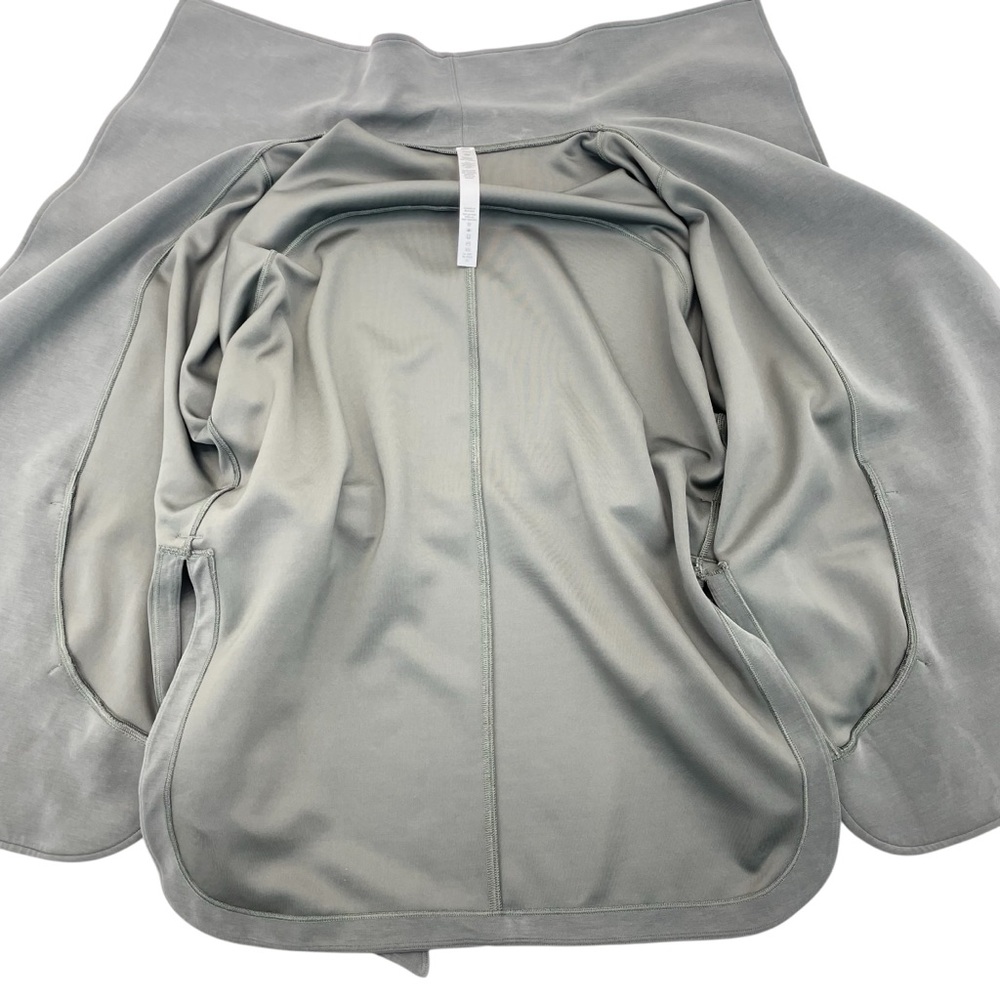 Lululemon Softstreme Belted Wrap Jacket Grey Sage XS/S - Picture 15 of 16